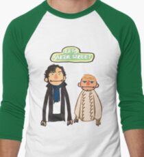 Sherlockesame Street Men's Baseball ¾ T-Shirt
