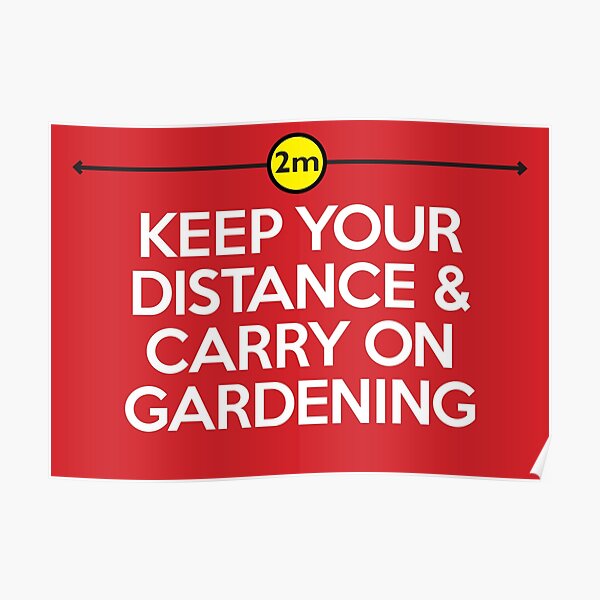Keep your distance Poster