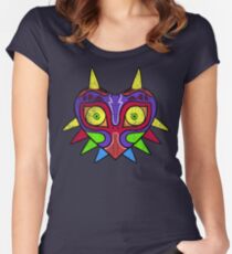 majora's mask Women's Fitted Scoop T-Shirt