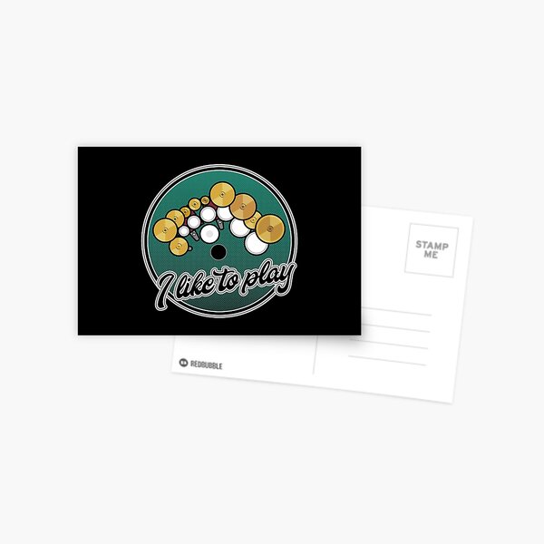 9-piece drum kit — right handed Postcard