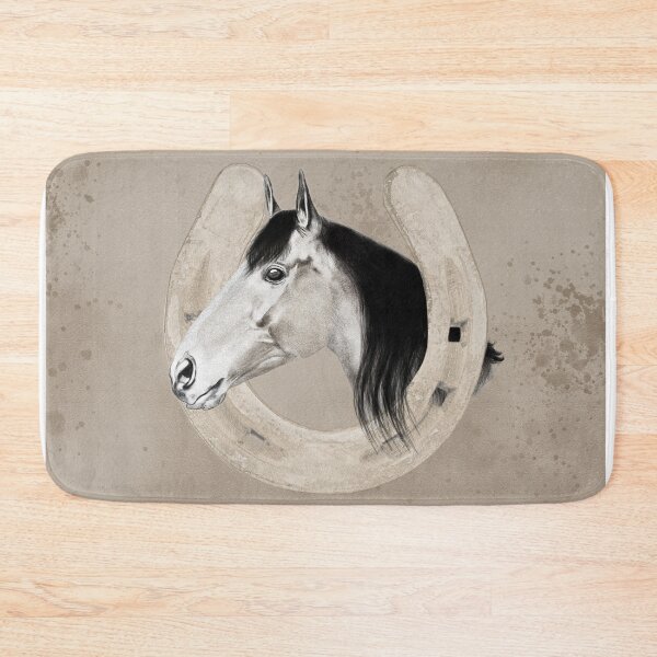 Item preview, Horse head with horseshoe designed and sold by DSIGN4YOU.