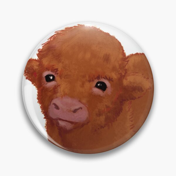 Item preview, Another Cute Cartoon Baby Highland Cow designed and sold by stilo29.