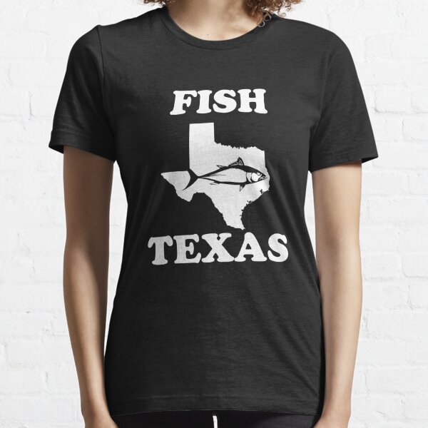 Texas Redfish Fishing Texas Red Drum Fishing Texas Flag Essential T-Shirt  for Sale by anitaruthp