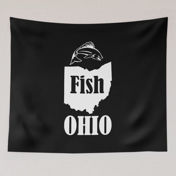 Item preview, Fish Ohio State Pride Fishing product designed and sold by jakehughes2015.