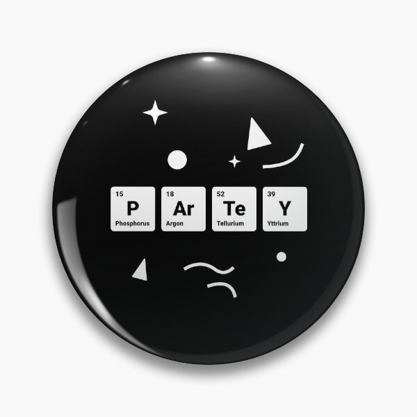 Item preview, Party! Periodic Table Elements Phosphorus Argon Tellurium Yttrium designed and sold by science-gifts.