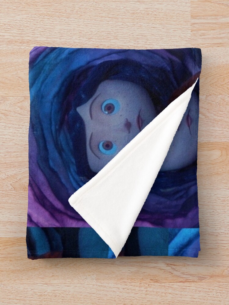 "Coraline " Throw Blanket for Sale by shiningart Redbubble