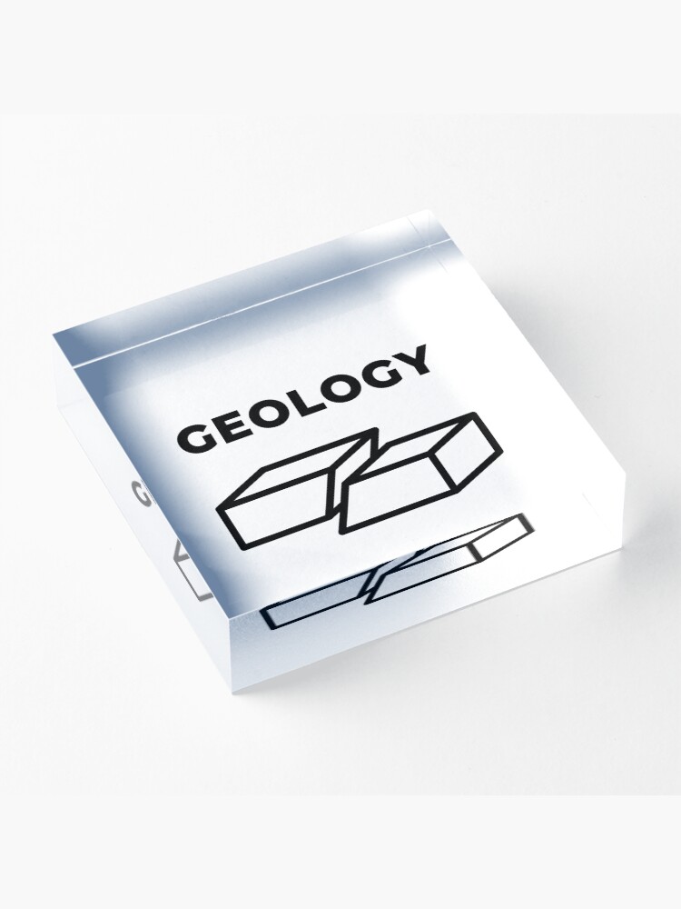 Alternate view of Geology (Inverted) Acrylic Block