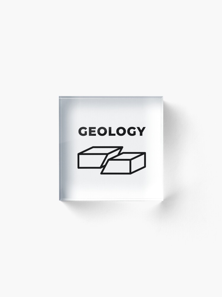 Alternate view of Geology (Inverted) Acrylic Block