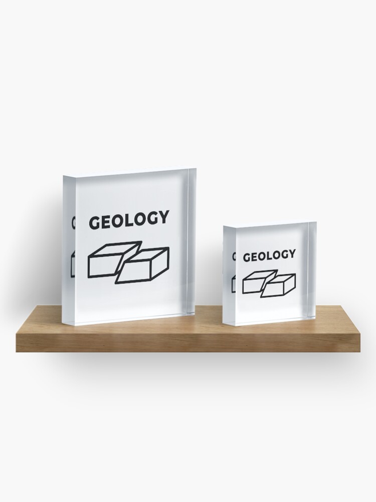 Alternate view of Geology (Inverted) Acrylic Block