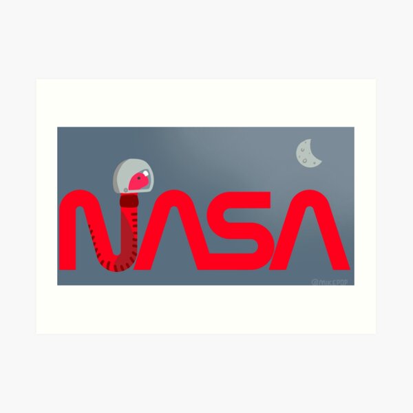 NASA - The Worm Returns Art Print
