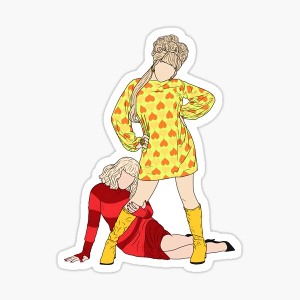 Trixie Mattel and Katya Zamoldchikova Sticker