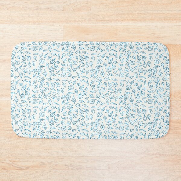 Item preview, light blue leaves designed and sold by KarolinaSt.
