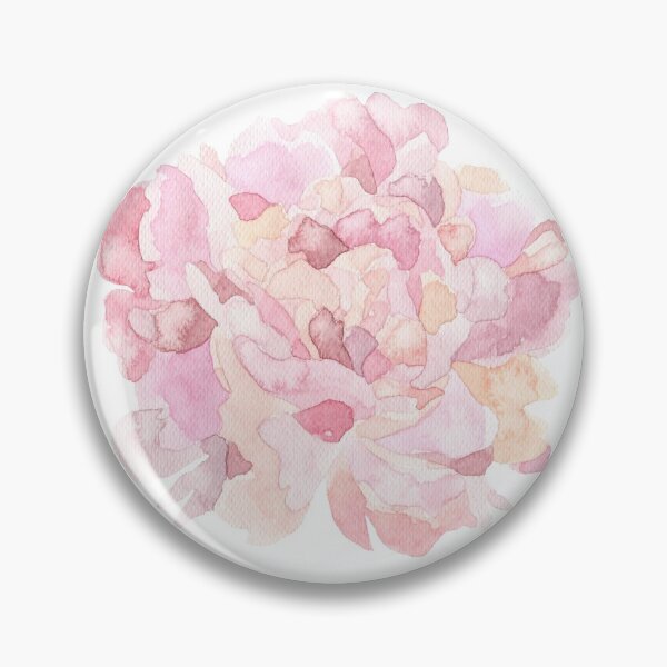 Item preview, Bonita acuarela de flor de clavel rosa y durazno designed and sold by Latch Farm  Studios.
