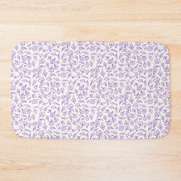 Item preview, small purple leaves designed and sold by KarolinaSt.