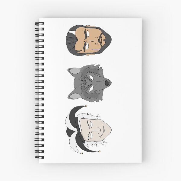 Item preview, Fitz, The Fool, and Nighteyes designed and sold by Silver Lime Studio.