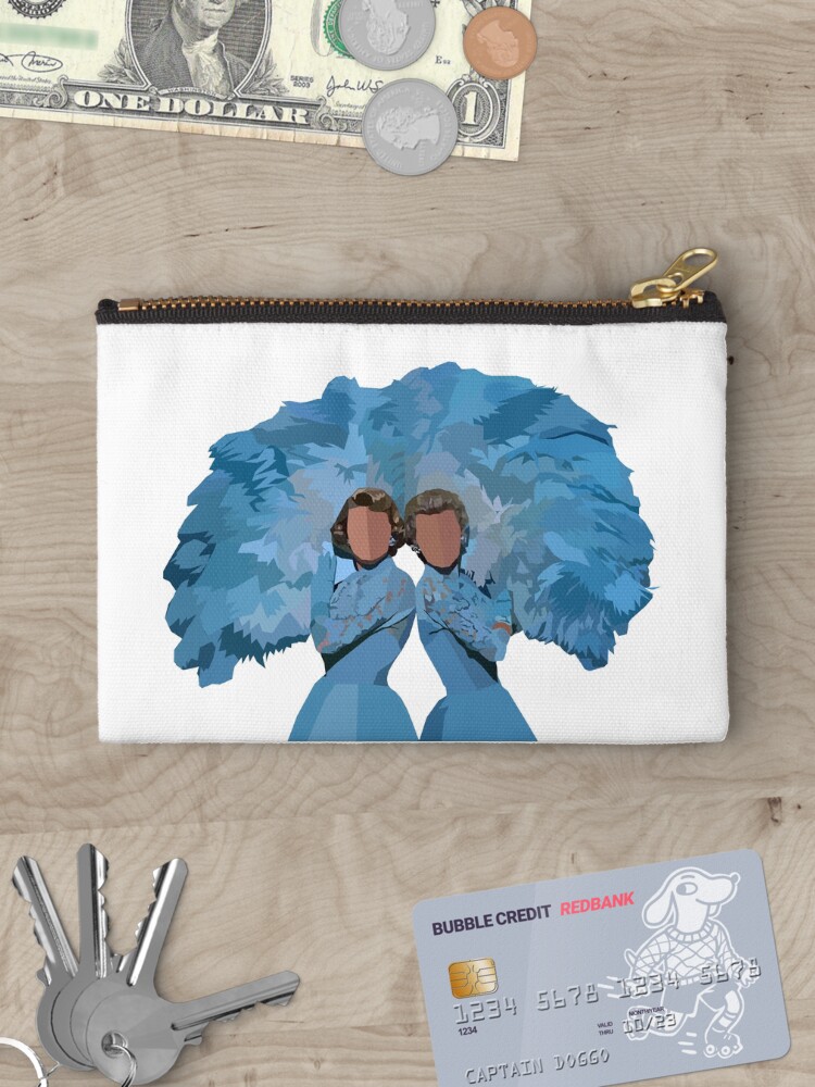 White Christmas Sisters Graphic Zipper Pouch for Sale by Emily Humphrey Redbubble