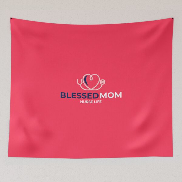 Item preview, Blessed Mom Nurse Life-Women's Day Gift Idea designed and sold by Radu Matei.