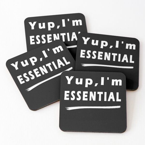 Item preview, Yup i'm Essential design designed and sold by Apoldi Shop.