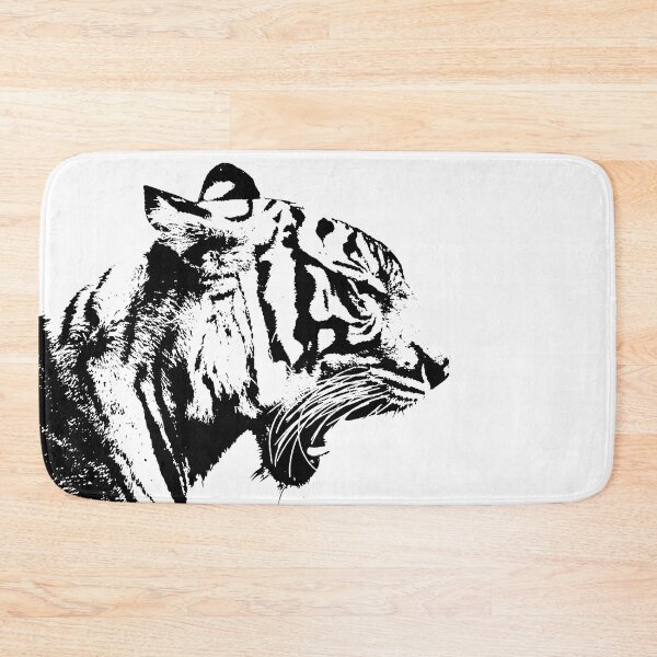 Artikelvorschau, Weißer Tiger # 2 B & W. entworfen und verkauft von GrizzlyVision.