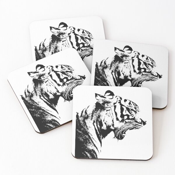 Artikelvorschau, Weißer Tiger # 2 B & W. entworfen und verkauft von GrizzlyVision.