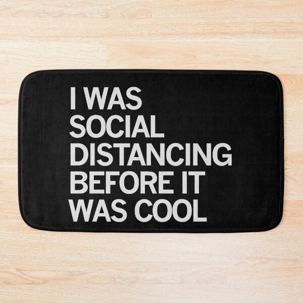 Item preview, i was social distancing before it was cool quarantine Face Mask designed and sold by Funny Tee.