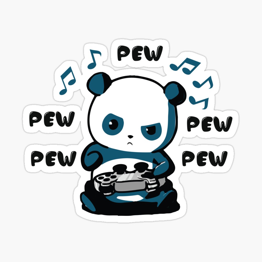 Panda Shirt Panda Gifts Panda Bear Panda T Shirt Video Game Shirt Gaming Shirt Gaming Gift Gamer Shirt Poster By Lukeslaw Redbubble - panda roblox gifts merchandise redbubble