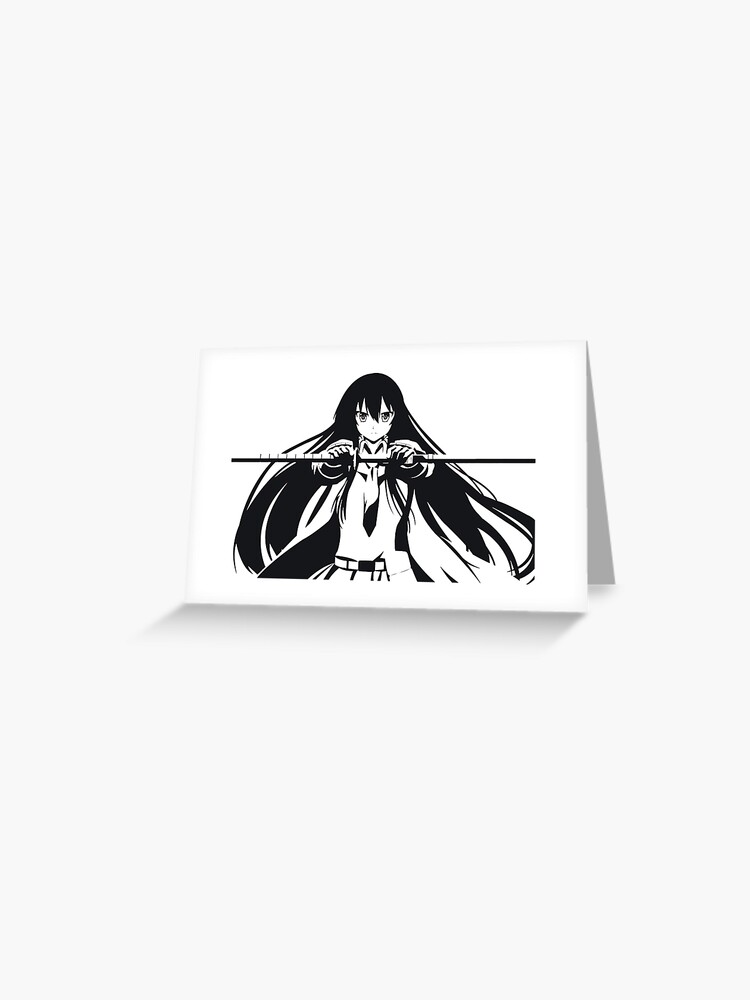 Anime Akame ga Kill wallpaper Greeting Card for Sale by igor-me