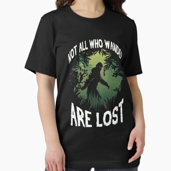 Item preview, Not All Who Wander Are Lost - Funny Bigfoot Sasquatch Adventure Gift designed and sold by NatIntrovertSoc.