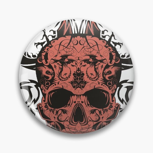 Item preview, skull dragon tribal designed and sold by Achille3777.