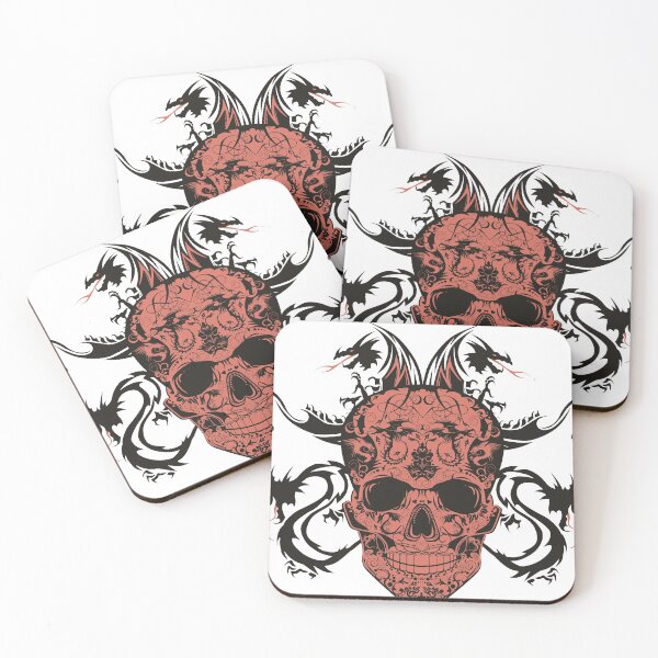 Item preview, skull dragon tribal designed and sold by Achille3777.