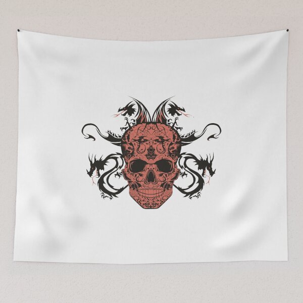 Item preview, skull dragon tribal designed and sold by Achille3777.