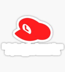 Red Luigi Sticker