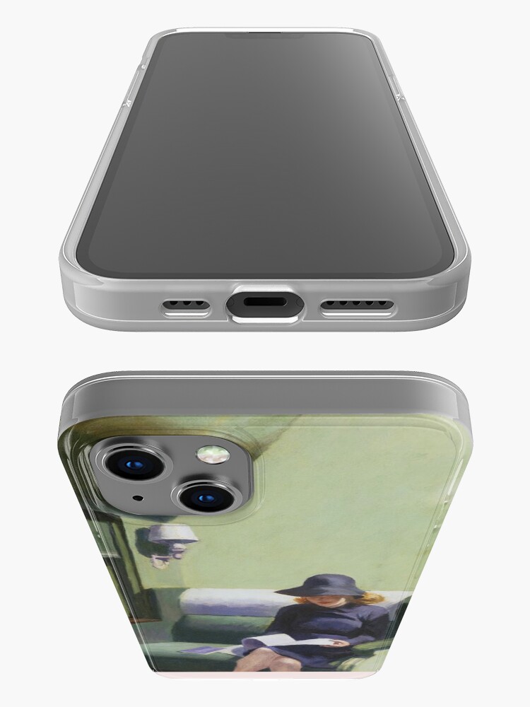 Alternate view of AMERICAN ARTIST. Compartment Car, Edward Hopper. 1938. iPhone Case