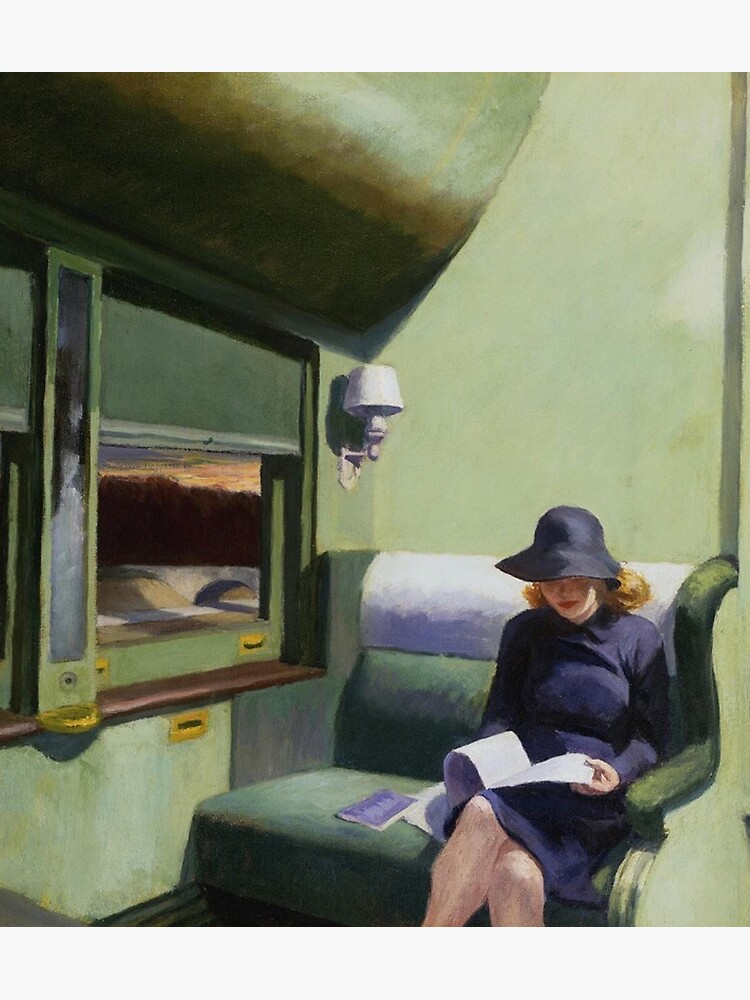 AMERICAN ARTIST. Compartment Car, Edward Hopper. 1938. by TOMSREDBUBBLE