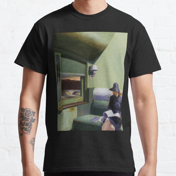 AMERICAN ARTIST. Compartment Car, Edward Hopper. 1938. Classic T-Shirt