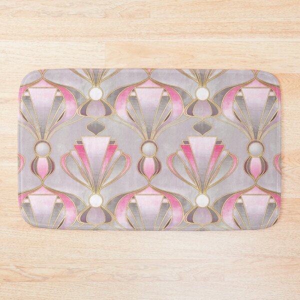 Item preview, Rose Pink, Grey & Gold Art Deco Pattern designed and sold by micklyn.