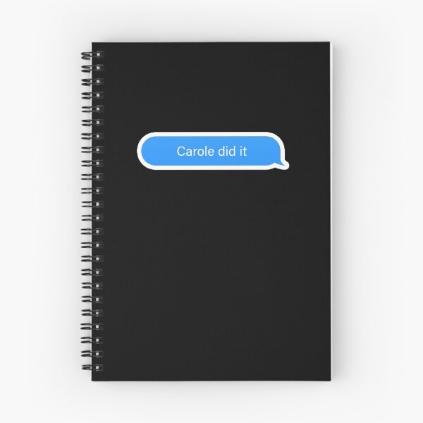 Item preview, Carole did it Popular Meme Speech imessage designed and sold by mekx.