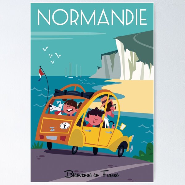 Item preview, Normandie poster designed and sold by GAGodel.