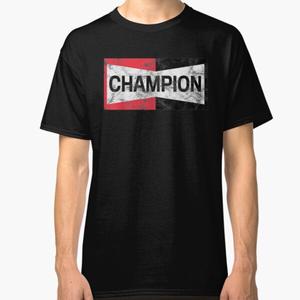 Distressed Champion Motor Sports Retro Spark Plug Gift Classic T-Shirt