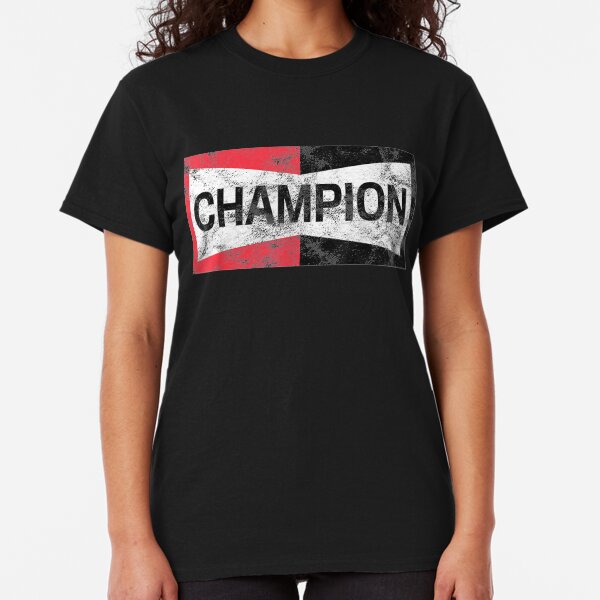 Distressed Champion Motor Sports Retro Spark Plug Gift Classic T-Shirt