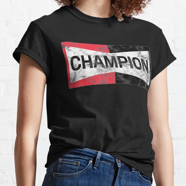 Distressed Champion Motor Sports Retro Spark Plug Gift Classic T-Shirt