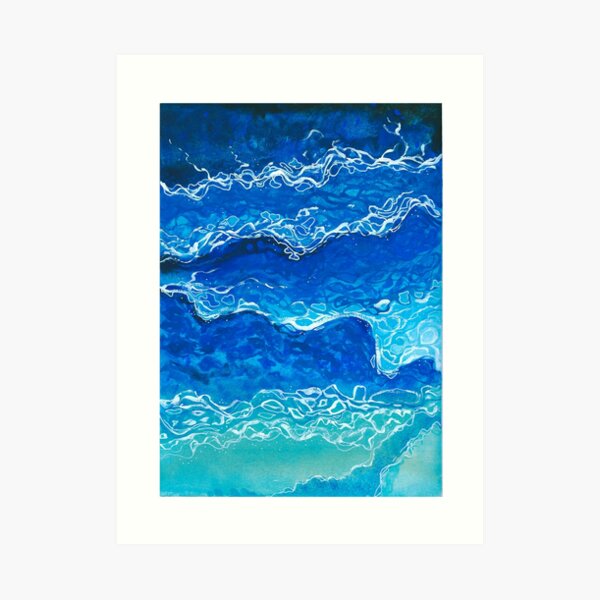 The Sea Waves Art Print
