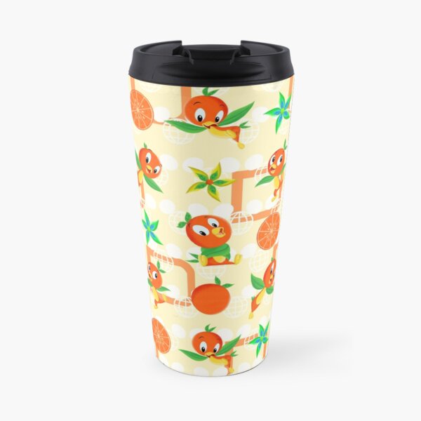 Orange Bird Travel Mug