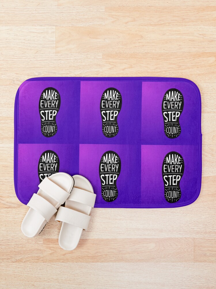 Thumbnail 1 of 6, Bath Mat, Foot step designed and sold by Raju2018.