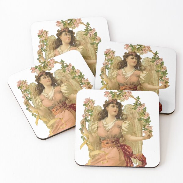 Item preview, Vintage Cherub Angelic Angel with Wings designed and sold by digitalvintage.