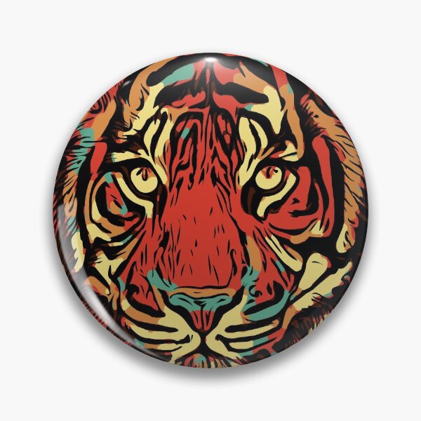Item preview, Exotic Tiger Head Filled With Fiery Passion designed and sold by brodyquixote.