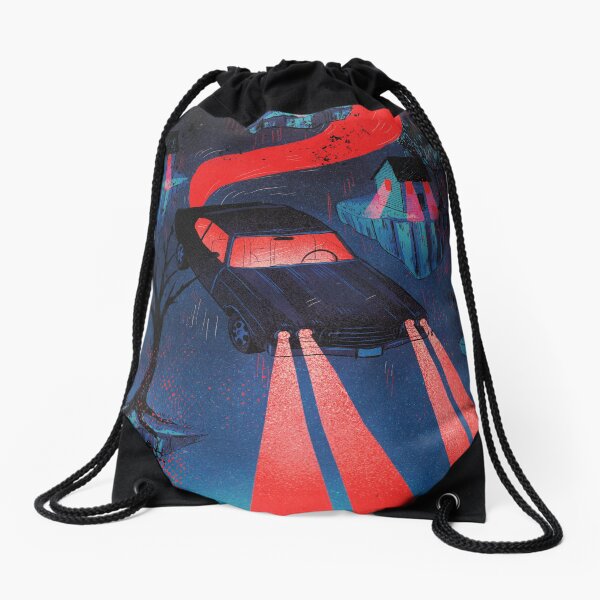 Take a ride Drawstring Bag