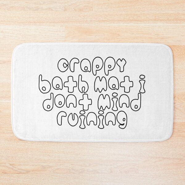 Item preview, Crappy bath mat 1 designed and sold by joshuayule.