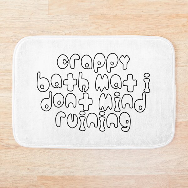 Item preview, Crappy bath mat 1 designed and sold by joshuayule.