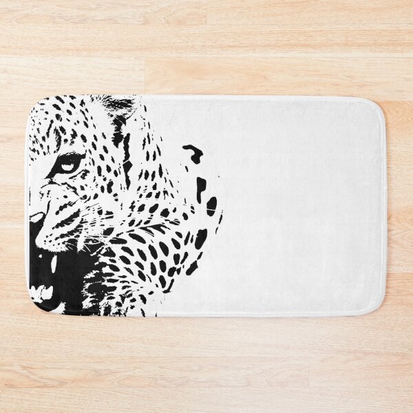 Item preview, Leopard in B&W designed and sold by GrizzlyVision.